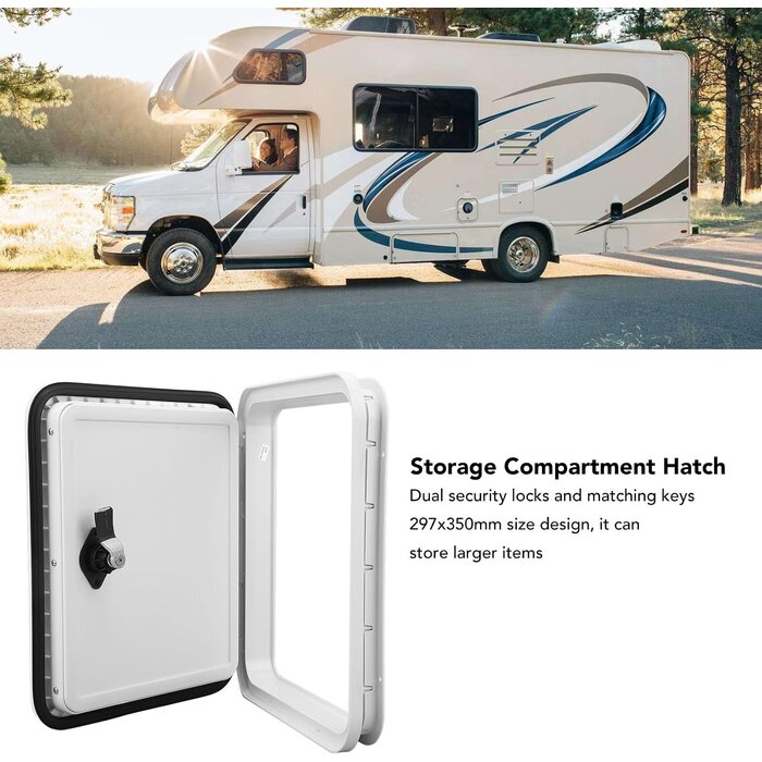 Stauraumklappe Wohnmobil 297x350mm - Sicherheitsschloss - bis zu 39,9% Rabatt