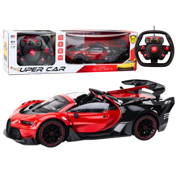RC Sportauto 1:12 Rot - Mit Licht & Sound - Bis zu 46,6% Rabatt!