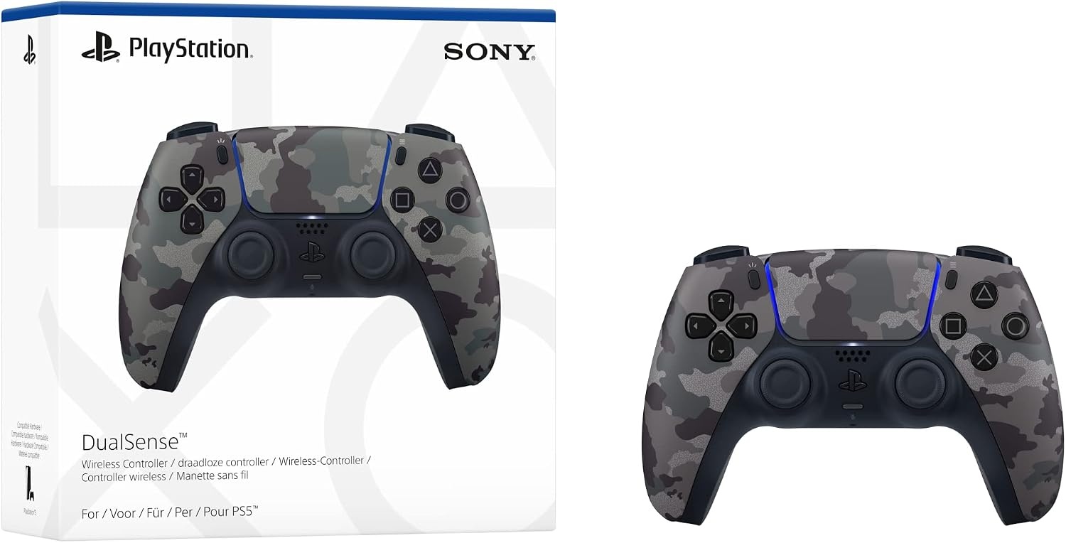 Drahtloser PS5 Gamecontroller Grey Camouflage - Jetzt bis zu 34% sparen