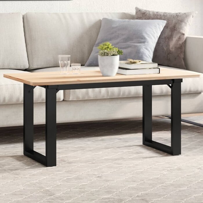 Tischbeine O-Form 90x30x43 cm Gusseisen - Schwarz - bis zu 38,8% Rabatt