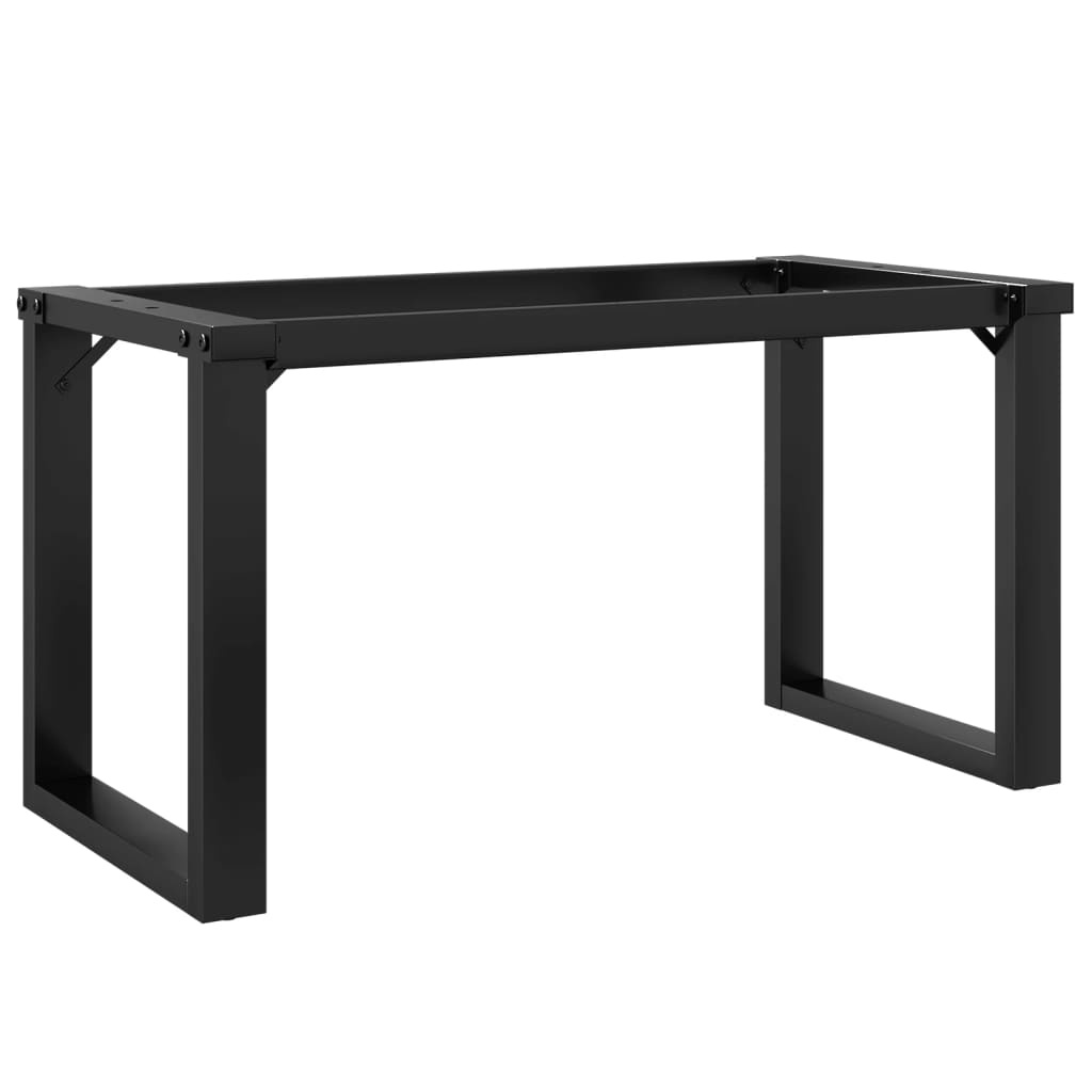 Tischbeine O-Form 90x30x43 cm Gusseisen - Schwarz - bis zu 38,8% Rabatt