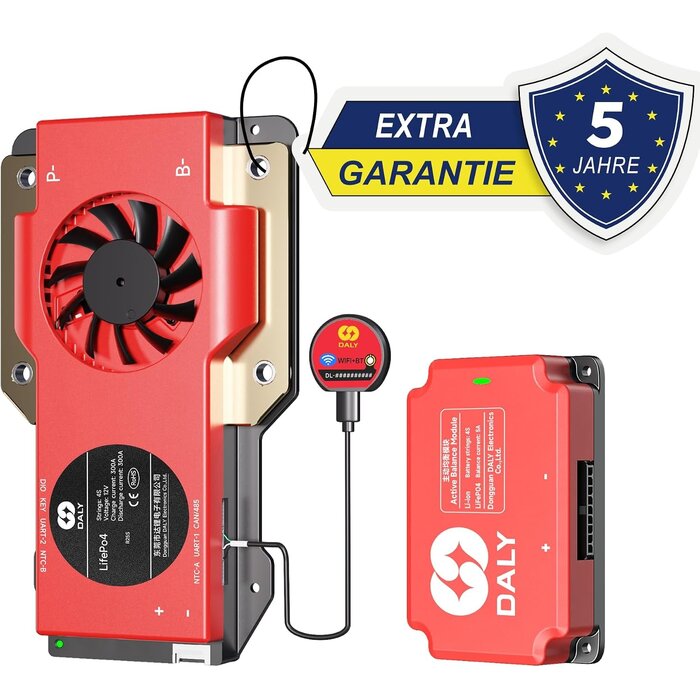 Smart 300A LiFePO4 BMS 12V mit 5A Balancer & WLAN - bis zu 40,7% Rabatt