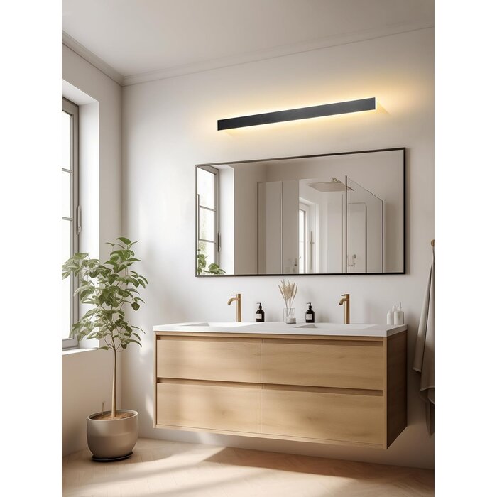 LED-Wandleuchte 100 cm Schwarz IP65 - bis zu 39,9% Rabatt
