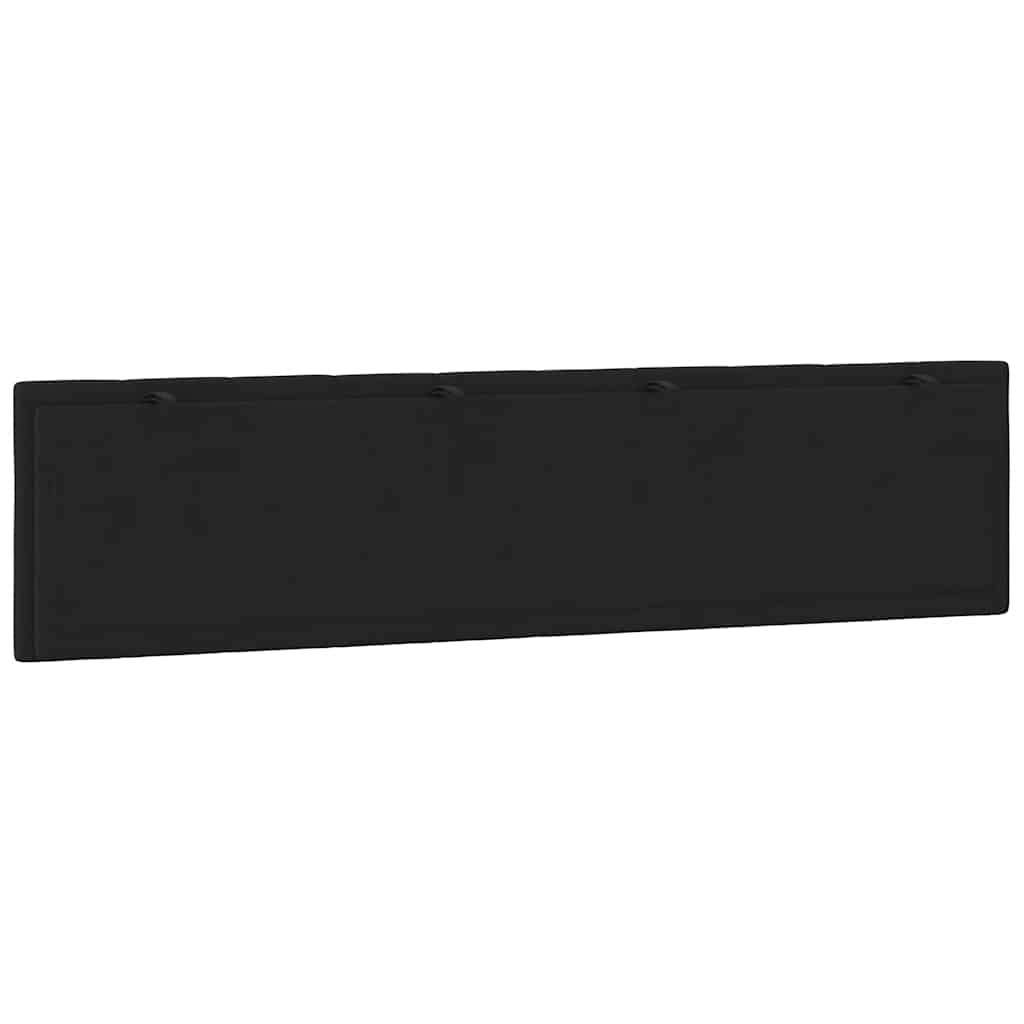 Vidaxl Samt-Kopfkissen Hanko für 200 cm Betten, Schwarz - bis zu 73% reduziert