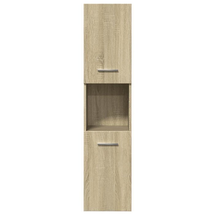 Schmaler Badezimmerschrank Sonoma-Eiche 30x130 cm - bis zu 34,2% Rabatt