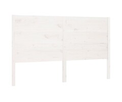 Vidaxl Kopfteil aus massivem Kiefernholz, weiß, 146x100cm - bis zu 67% Rabatt