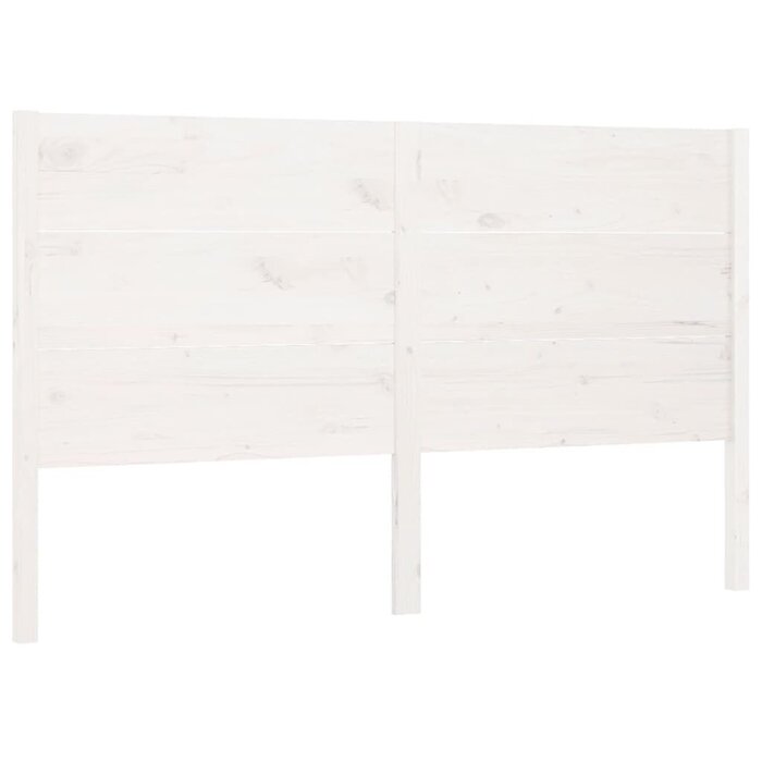 Vidaxl Kopfteil aus massivem Kiefernholz, weiß, 146x100cm - bis zu 67% Rabatt