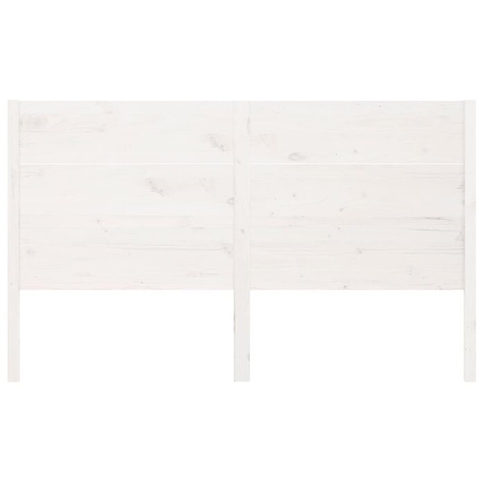 Vidaxl Kopfteil aus massivem Kiefernholz, weiß, 146x100cm - bis zu 67% Rabatt