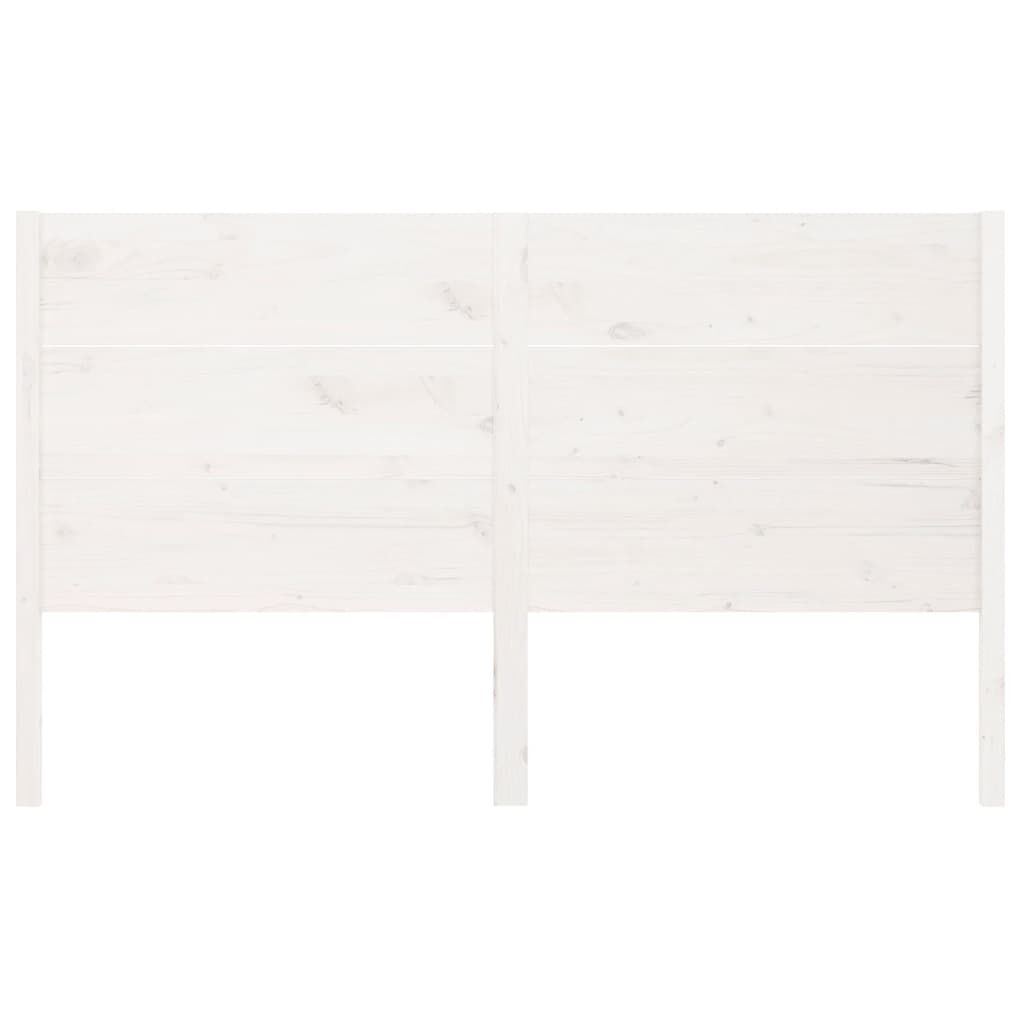 Vidaxl Kopfteil aus massivem Kiefernholz, weiß, 146x100cm - bis zu 67% Rabatt