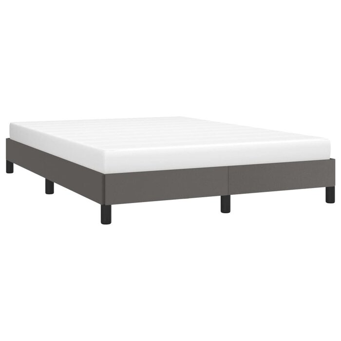 Stilvolles Bettgestell Grau 140x190 cm - Jetzt bis zu 40,1 % Rabatt