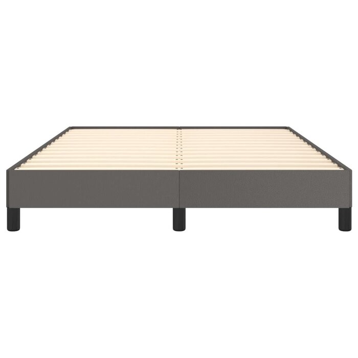 Stilvolles Bettgestell Grau 140x190 cm - Jetzt bis zu 40,1 % Rabatt