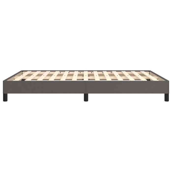 Stilvolles Bettgestell Grau 140x190 cm - Jetzt bis zu 40,1 % Rabatt