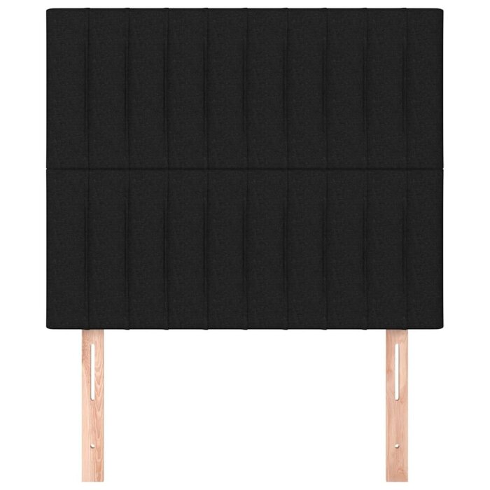 Vidaxl 2er-Set Kopfteil Stoff Schwarz 90 cm - Jetzt bis zu 72% günstiger