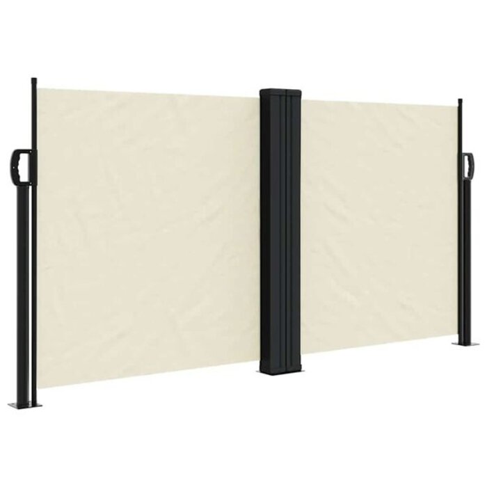 Vidaxl Ausziehbare Seitenmarkise 120x1200 cm Creme - bis zu 69% Rabatt