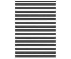 Vidaxl Zebra Doppelrollo 165x200 cm Schwarz - Flexibler Sichtschutz - bis zu 45% Rabatt