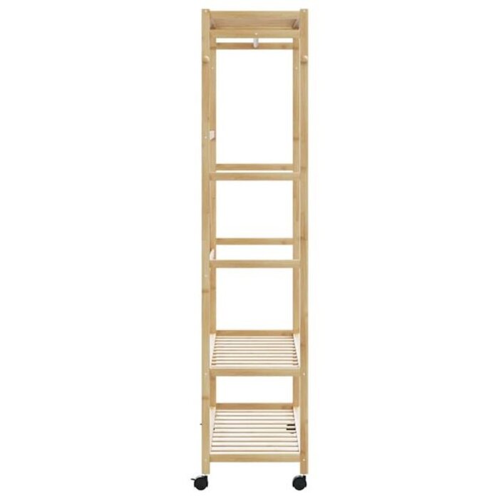 Mobiler Kleiderständer Bambus, 110x40x180 cm - Jetzt bis zu 39,4% Rabatt!