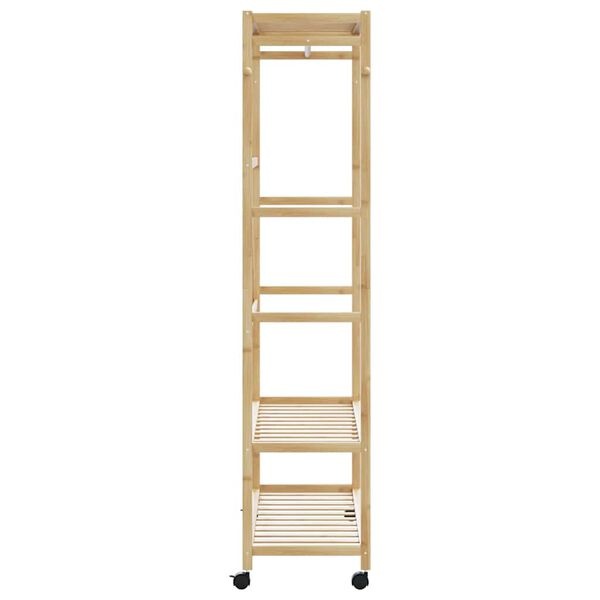 Mobiler Kleiderständer Bambus, 110x40x180 cm - Jetzt bis zu 39,4% Rabatt!