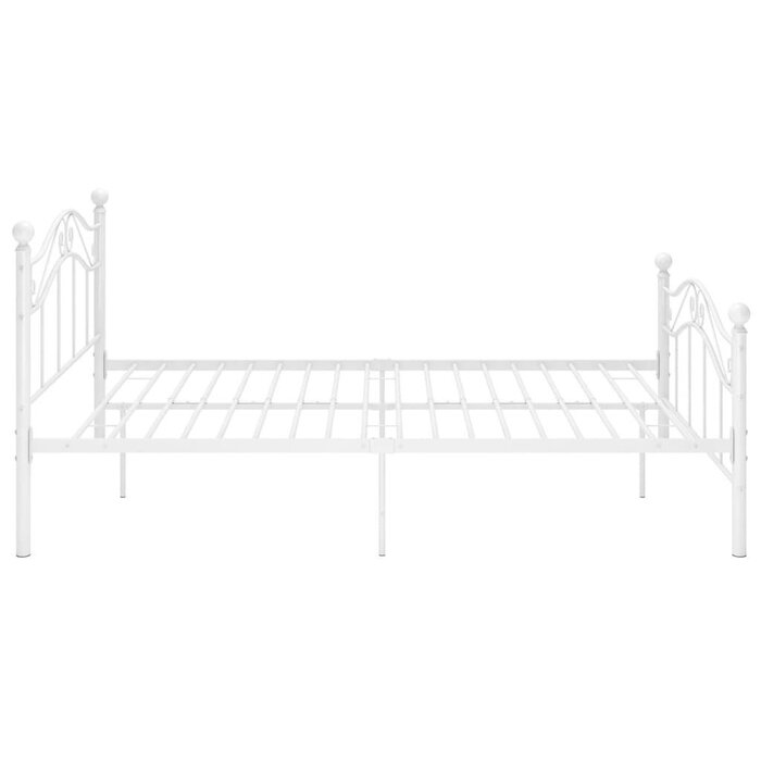 Metallbettgestell 120x200 cm Weiß - Stabil & Zeitlos - Jetzt bis zu 40,5% sparen