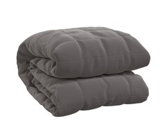 Vidaxl Gewichtsdecke 220x235 cm 11 kg Grau - Entspannung pur - bis zu 46% Rabatt