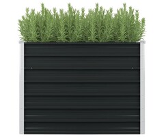 Vidaxl Robustes Hochbeet 100x100x77 cm, Anthrazit - jetzt bis zu 39% günstiger