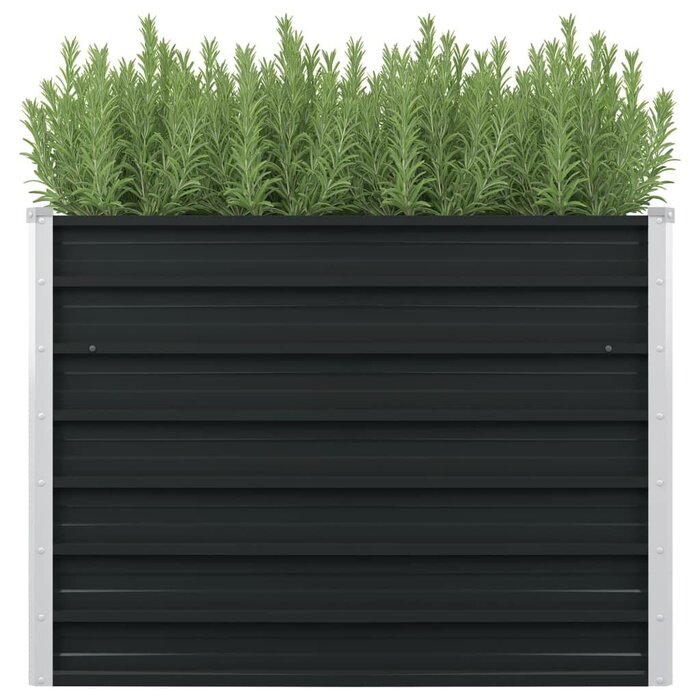 Hochbeet 100x100x77 cm Stahl Anthrazit - bis zu 38,4 % Rabatt