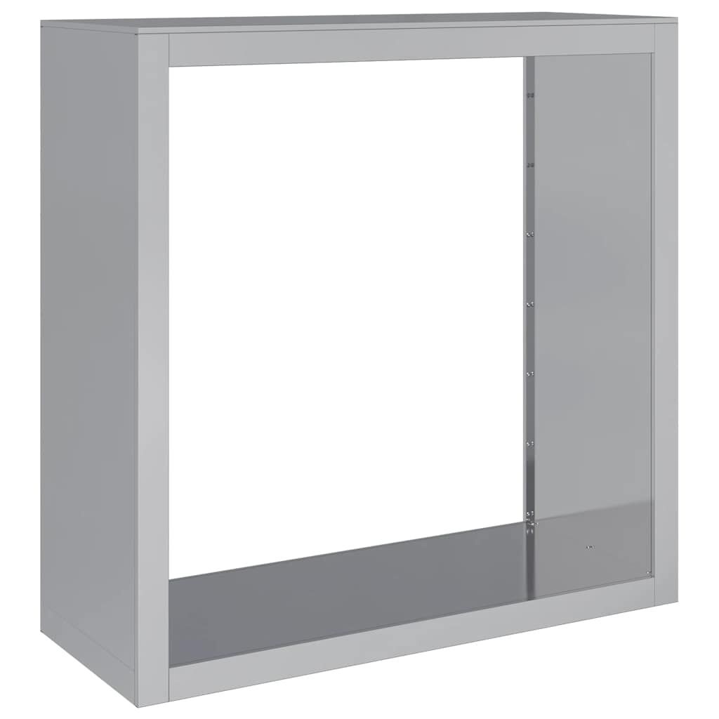 Kaminholzregal aus verzinktem Stahl 100x40x100cm - bis zu 40% sparen