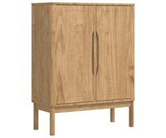 Vidaxl Sideboard aus massivem Fichtenholz wachsbraun - jetzt bis zu 46% günstiger