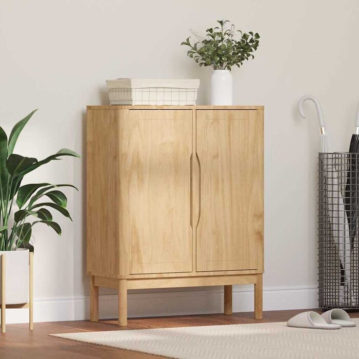Massivholz-Sideboard Fichte wachsbraun, 70x30 cm - bis zu 40,1 % Rabatt
