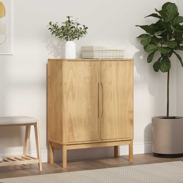 Massivholz-Sideboard Fichte wachsbraun, 70x30 cm - bis zu 40,1 % Rabatt