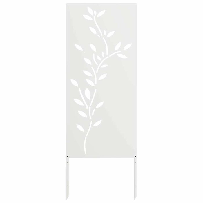 Dekoratives Sichtschutzpaneel 50x140cm Stahl Weiß - bis zu 39,3% Rabatt