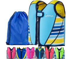 Schwimmweste für Kinder 4-7 J. - Azure Blau - bis zu 44% Rabatt