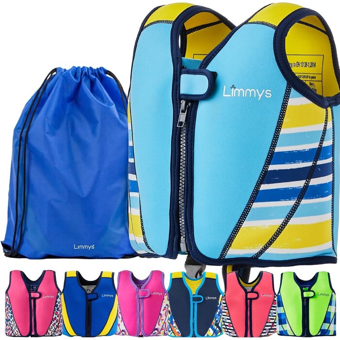 Schwimmweste für Kinder 4-7 J. - Azure Blau - bis zu 38,2% Rabatt