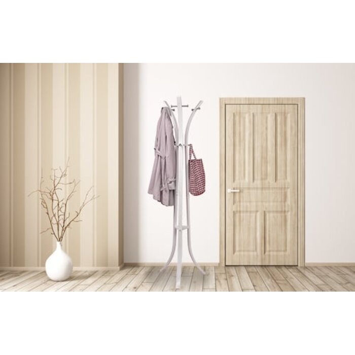 Viking Choice Freistehende 3-Bein Garderobe Weiß - Stabil & Modern - Bis zu 62% Rabatt