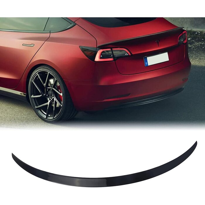 Bonryan Performance Heckspoiler für Tesla Model 3 - Glänzend Schwarz - bis zu 61% Rabatt