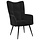 Eleganter Relaxsessel in Schwarz | Samt | bis zu 33,9 % Rabatt