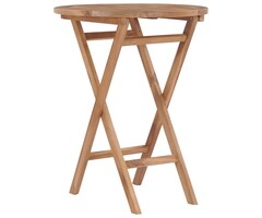 Vidaxl Klappbarer Gartentisch Teakholz 60cm - Jetzt bis zu 40% günstiger