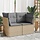 2-Sitzer Gartenbank Poly-Rattan mit Kissen - bis zu 34% sparen
