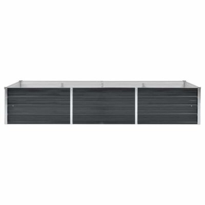 Hochbeet 240x80x45 cm aus Stahl in Anthrazit - bis zu 32,4% günstiger
