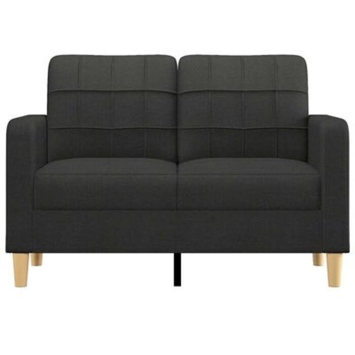 Modernes 2-Sitzer Sofa 120 cm Schwarz - Bis zu 34,3 % günstiger im Outlet