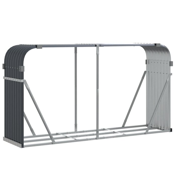 Kaminholzregal 180x45x100 cm - Verzinkter Stahl - Bis zu 32,4 % Rabatt