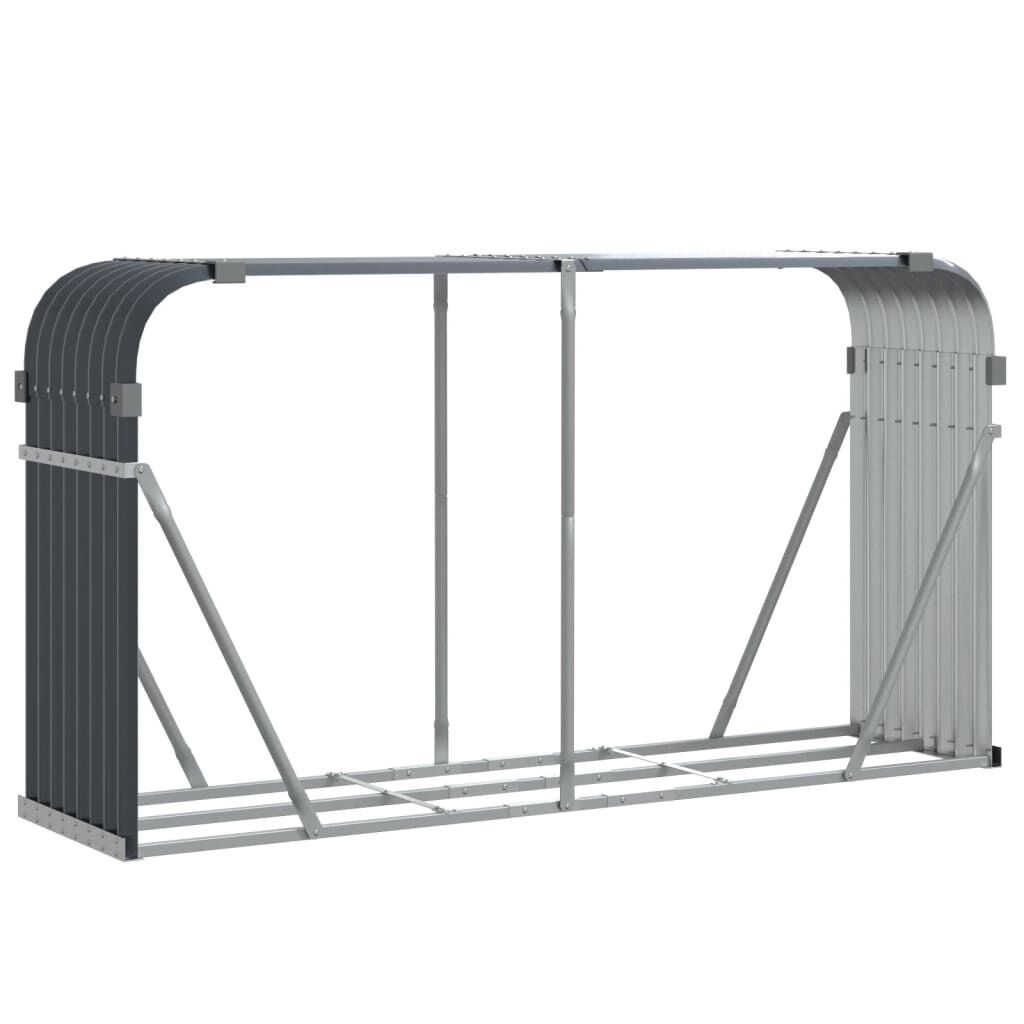 Kaminholzregal 180x45x100 cm - Verzinkter Stahl - Bis zu 32,4 % Rabatt