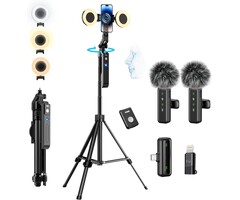 Profi Smartphone Vlogging-Kit mit Face-Tracking & Mikrofon - bis zu 40% sparen