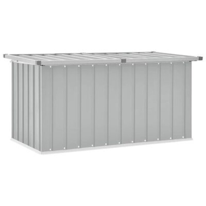 Gartenbox Stahl 129x67cm - Wetterfest - Grau - bis zu 33,5% Rabatt