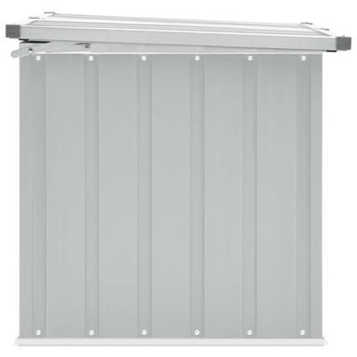 Gartenbox Stahl 129x67cm - Wetterfest - Grau - bis zu 33,5% Rabatt