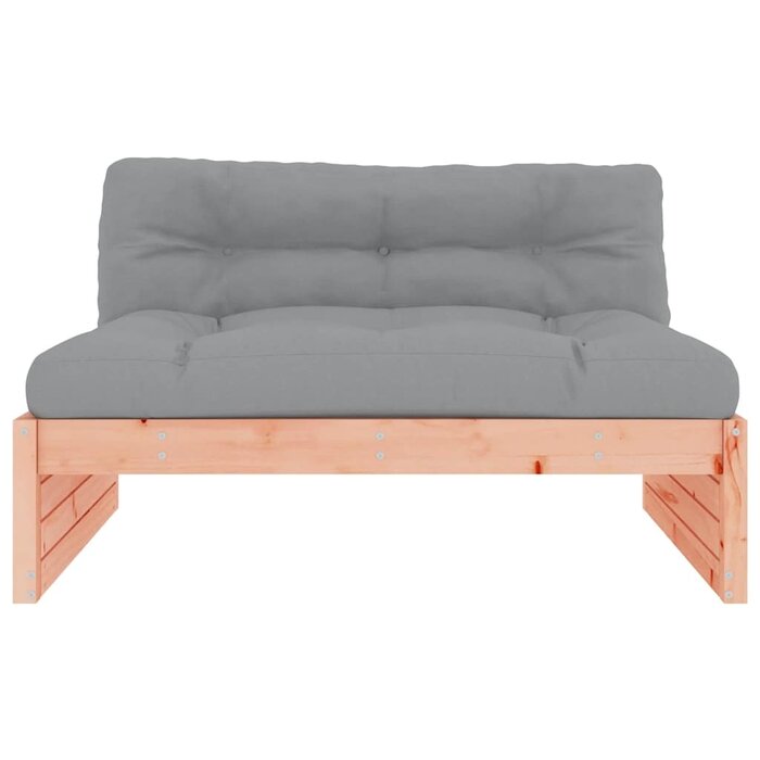 Garten-Mittelbank Douglasienholz 120x80 cm inkl. Kissen - bis zu 34% reduziert