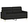 Modernes 2-Sitzer Sofa 140 cm in Schwarz - bis zu 34,3 % günstiger