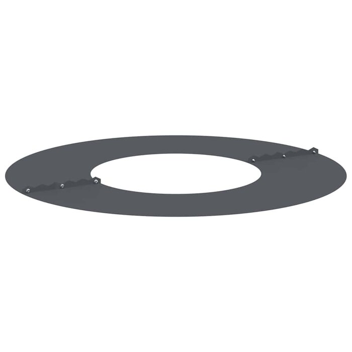 Flacher Baumring Pflanzkübel Ø 60 cm, Stahl, Anthrazit - bis zu 27% reduziert