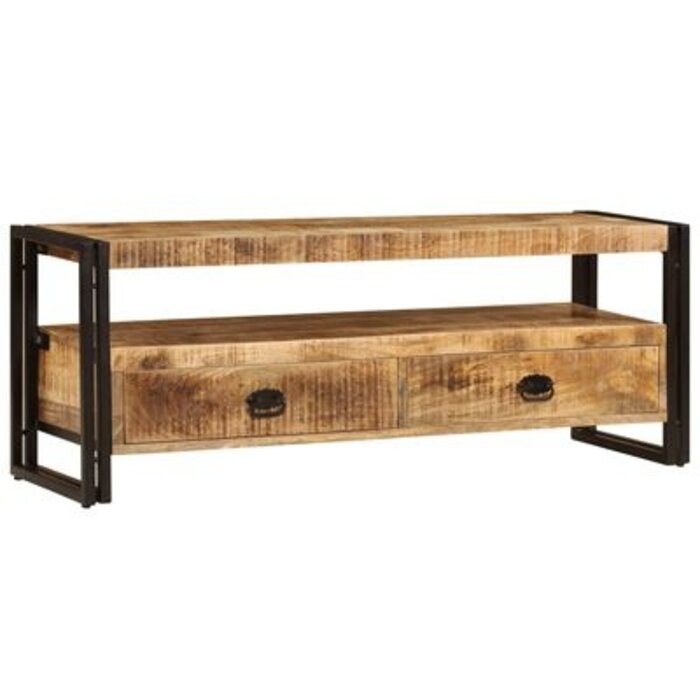 TV-Board aus Mangoholz, 120 cm - Massivholz-Unikat - bis zu 34,4% Rabatt