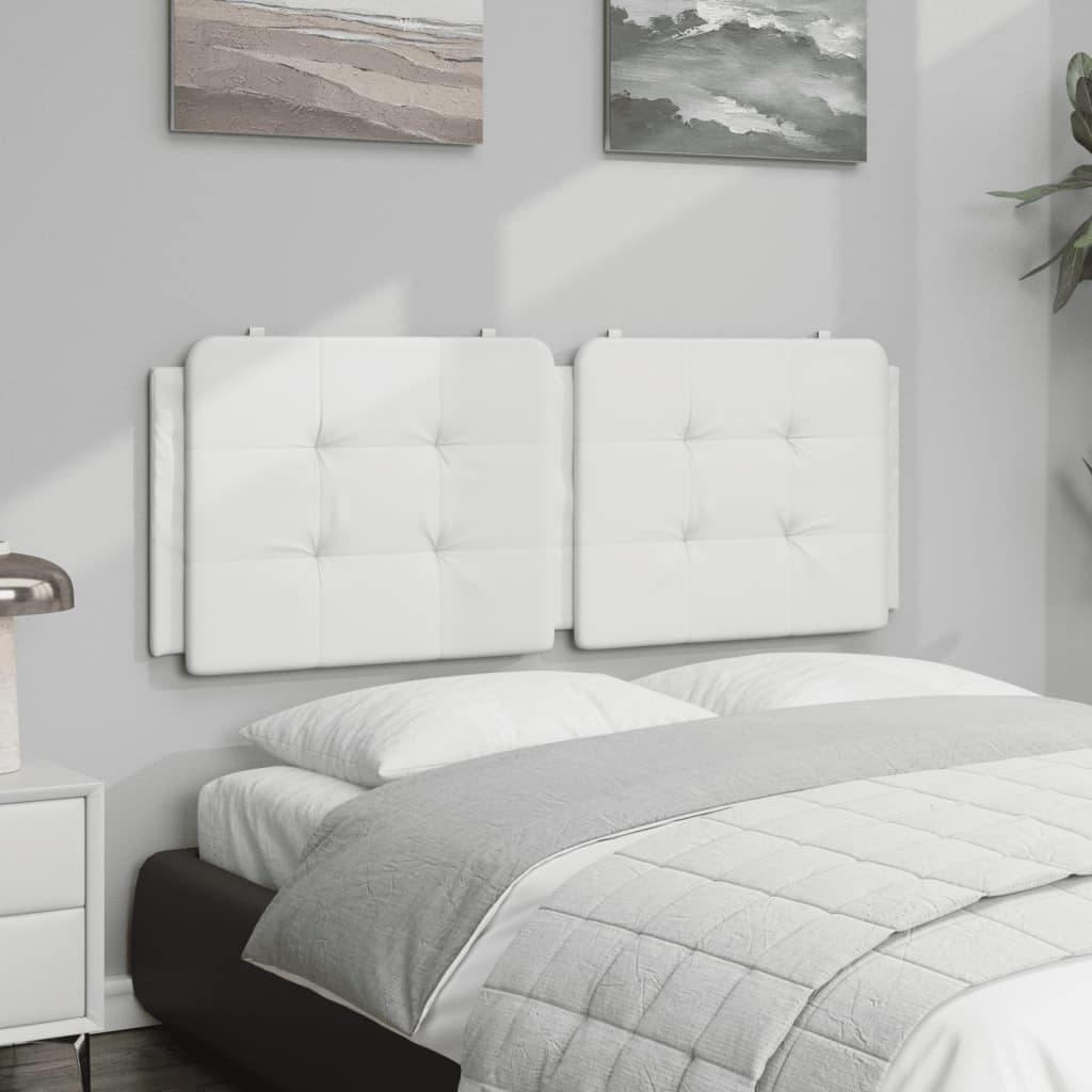 Vidaxl Kopfteilkissen 120 cm Kunstleder Weiß - Jetzt bis zu 67% Rabatt sichern