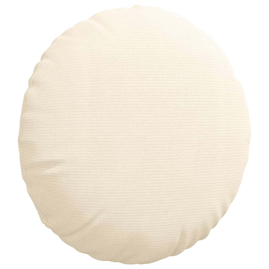 Runde Sitzkissen 2er Set Creme Ø 50 cm - bis zu 30,8% sparen!